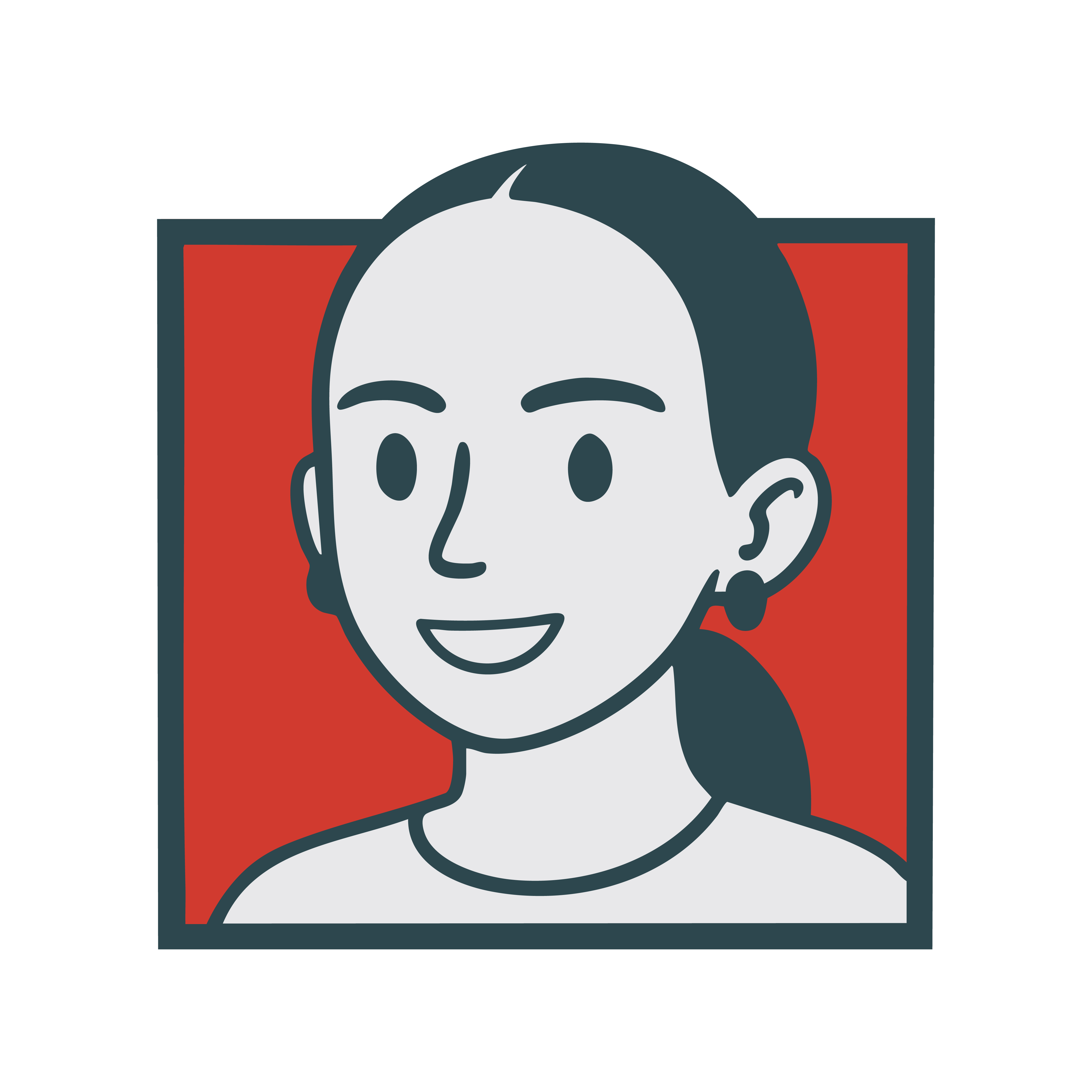 Retrato caricaturizado de la profesora de función pública y administración del estado